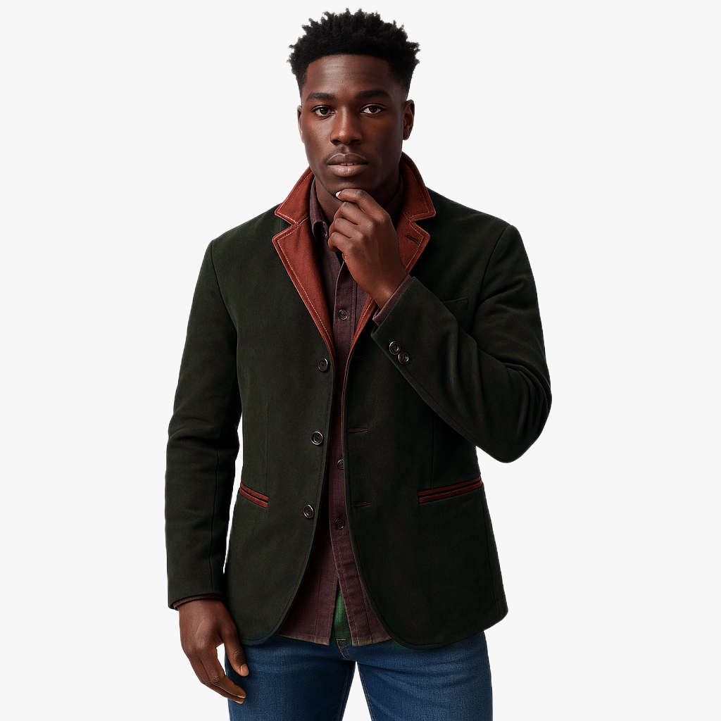 Stylish Vintage Leather Jacket for Men