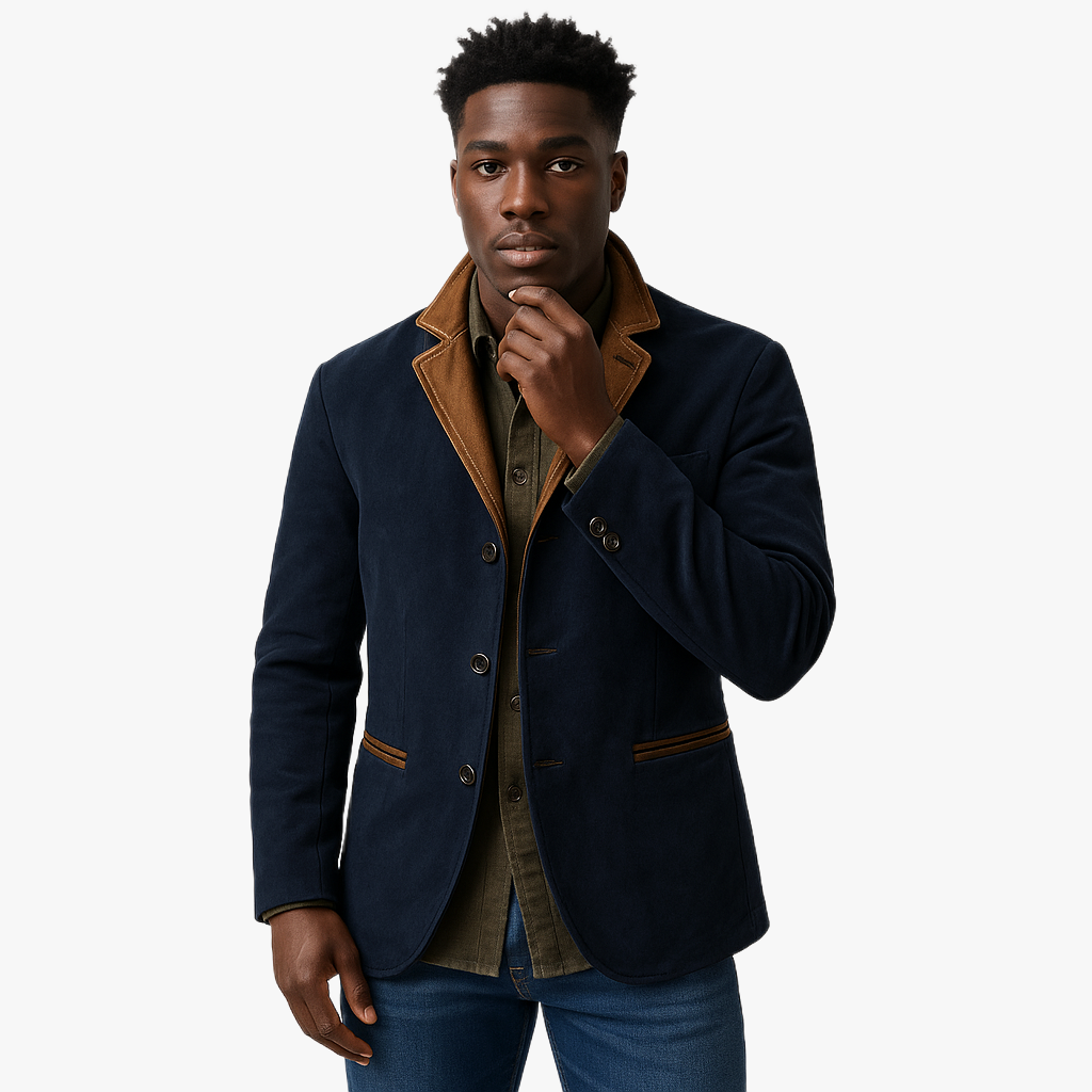 Stylish Vintage Leather Jacket for Men